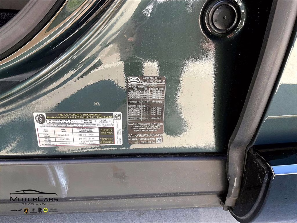2024 Belgravia Green Metallic Land Rover Range Rover SE AWD SUV