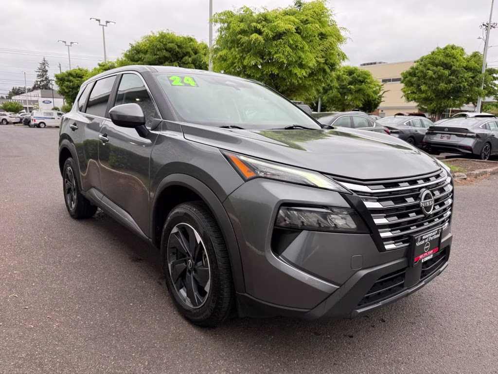 2024 Gun Metallic Nissan Rogue SV AWD SUV