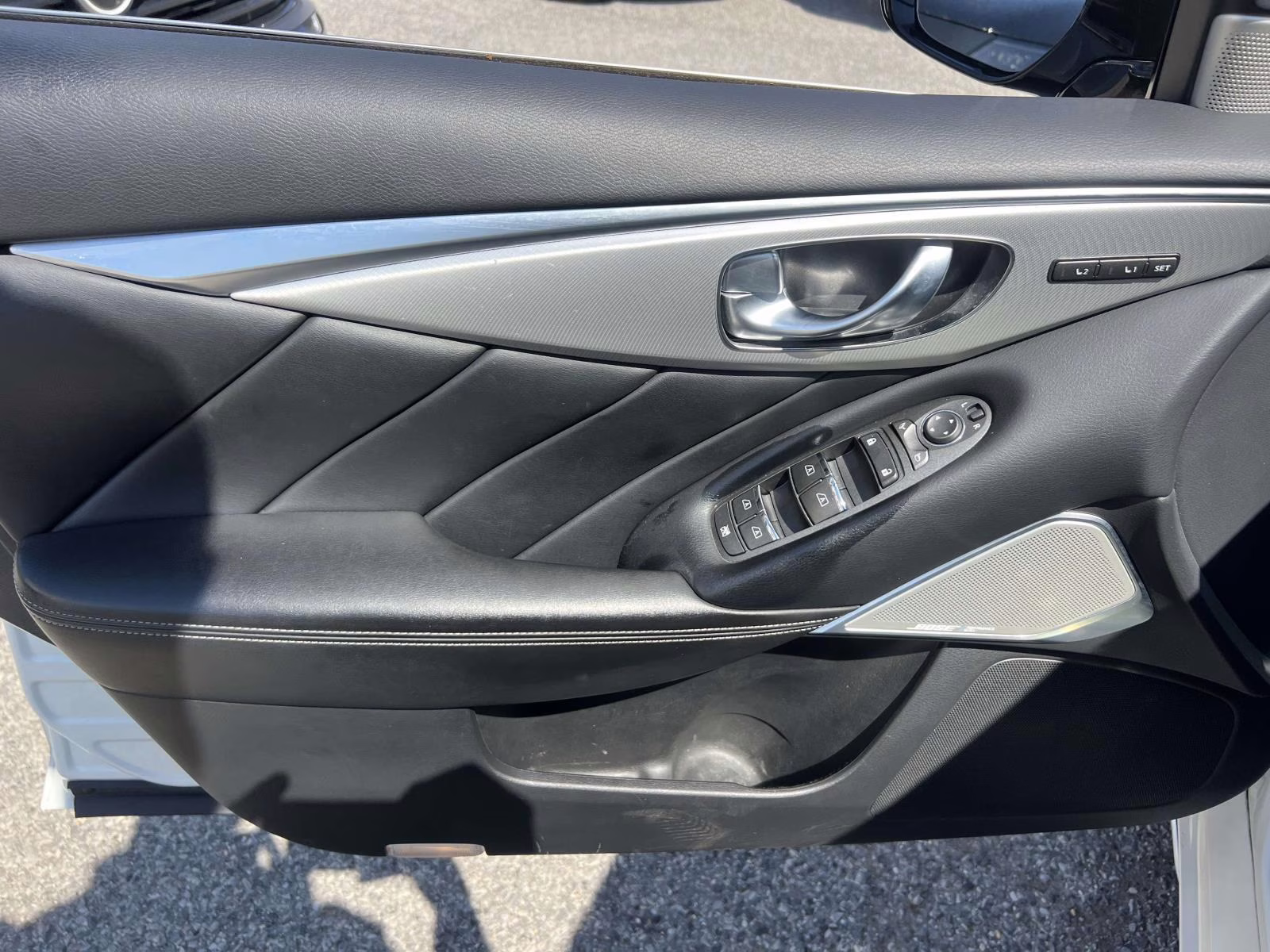 2023 White INFINITI Q50 LUXE AWD AWD Sedan