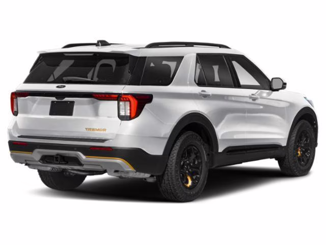 2026 Space White Metallic Ford Explorer Tremor 4WD 4X4 SUV
