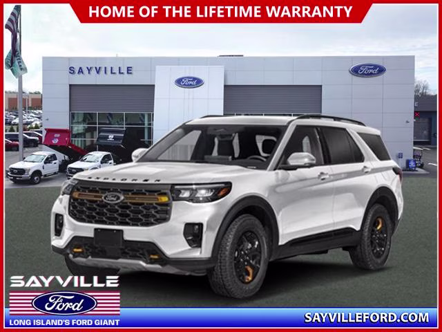 2026 Space White Metallic Ford Explorer Tremor 4X4 SUV