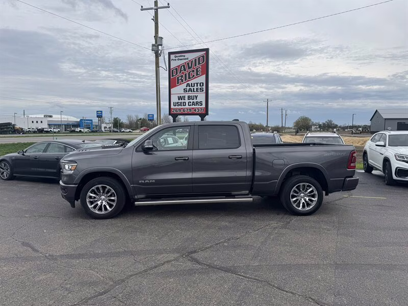 2022 Granite Crystal Metallic Clear Coat Ram 1500 Laramie 4X4 Truck