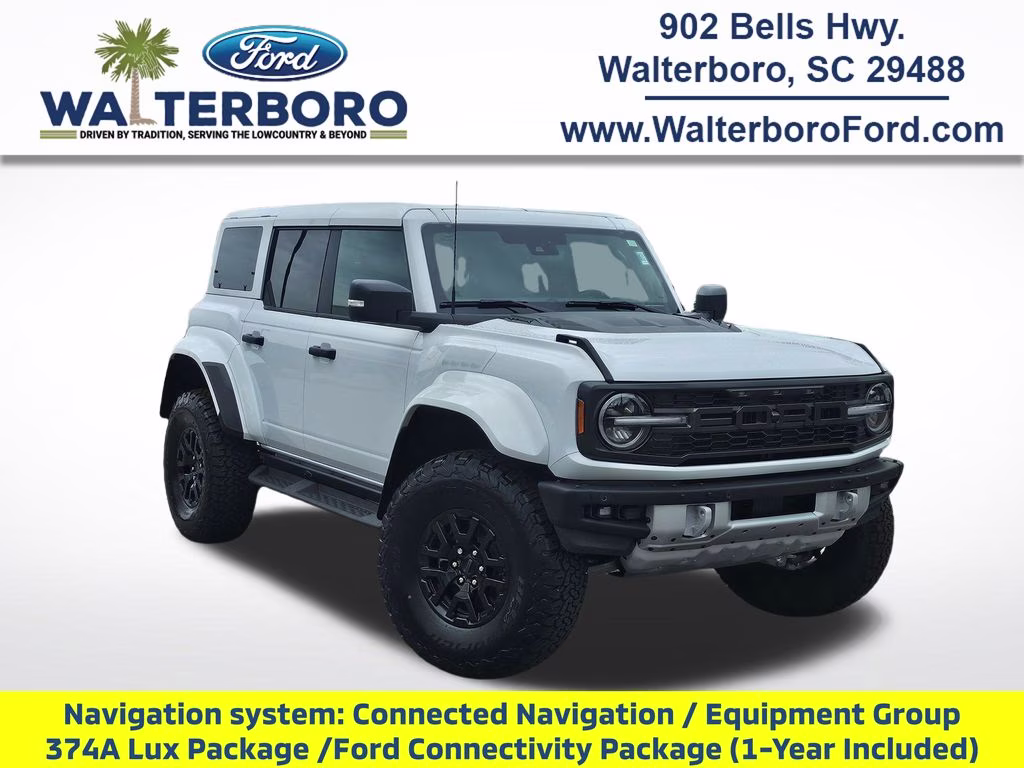 2026 Oxford White Ford Bronco Raptor 4X4 SUV