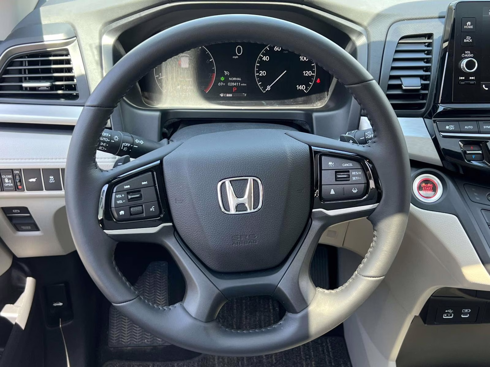 2025 Red Honda Odyssey EX-L FWD Van