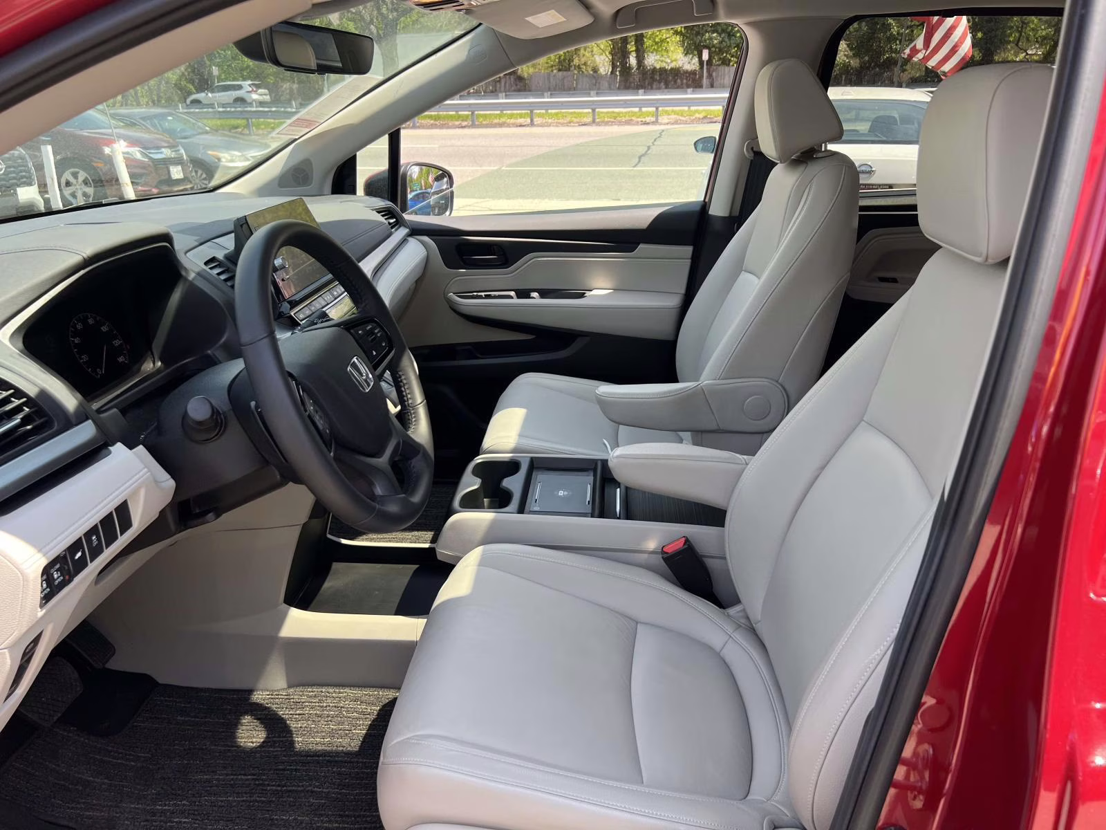 2025 Red Honda Odyssey EX-L FWD Van