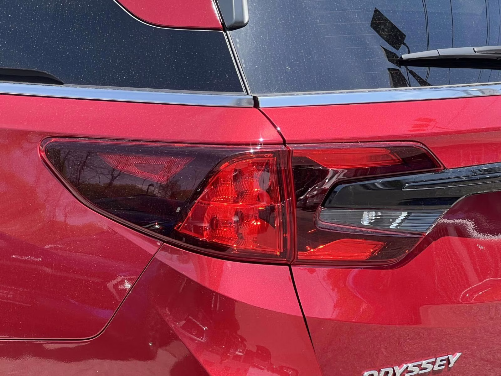 2025 Red Honda Odyssey EX-L FWD Van