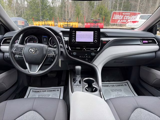 2023 Midnight Black Metallic Toyota Camry LE FWD Sedan