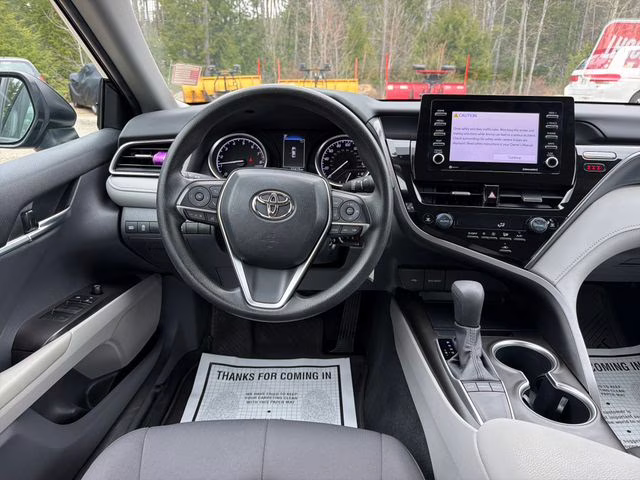 2023 Midnight Black Metallic Toyota Camry LE FWD Sedan