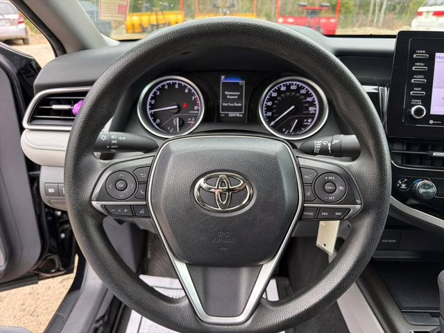 2023 Midnight Black Metallic Toyota Camry LE FWD Sedan