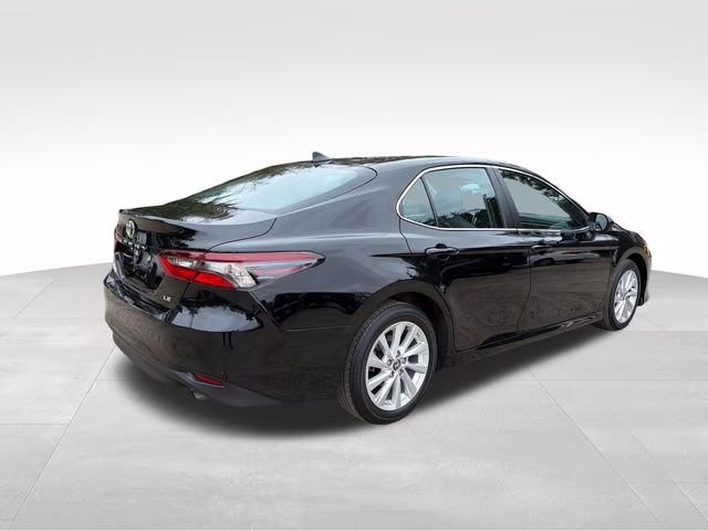 2023 Midnight Black Metallic Toyota Camry LE FWD Sedan