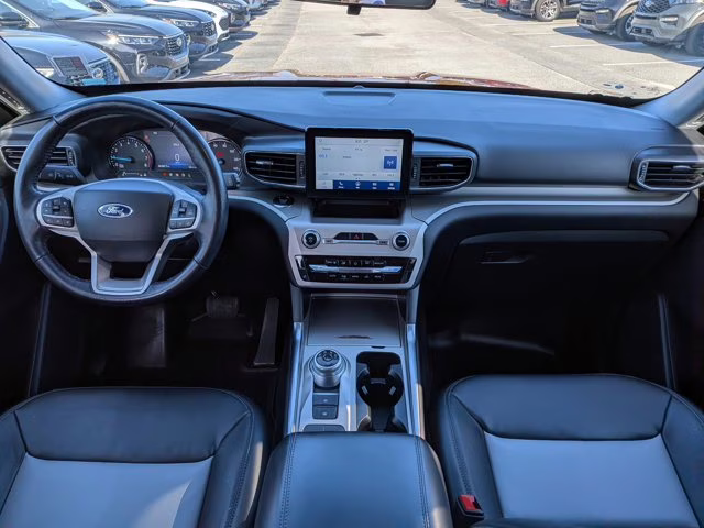 2022 Red Metallic Ford Explorer XLT RWD SUV