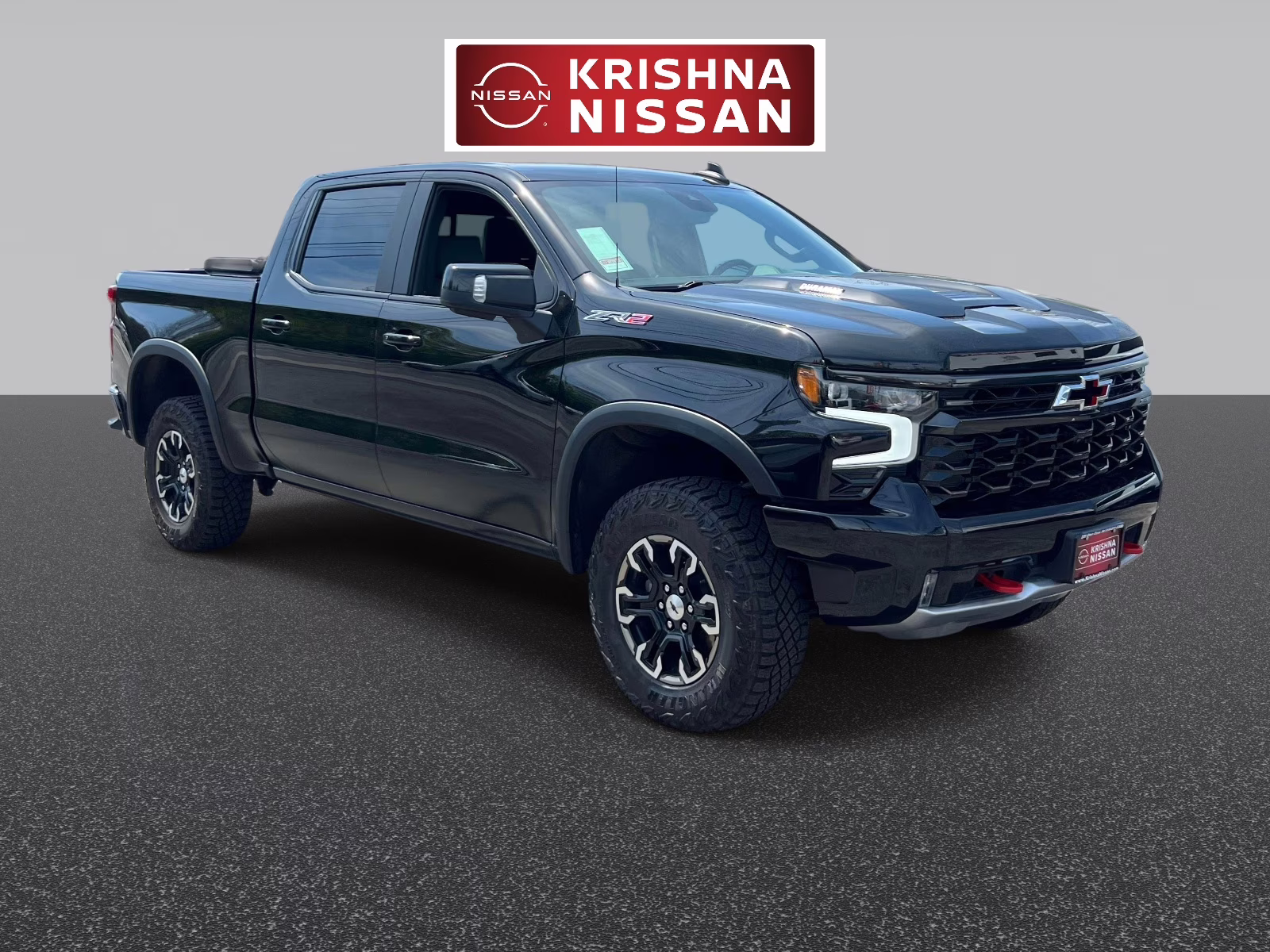 2024 Black Chevrolet Silverado 1500 4WD Crew Cab 147 ZR2 4X4 Truck