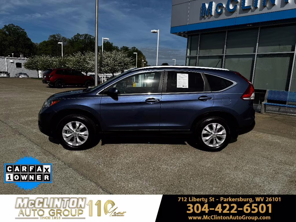 2013 Twilight Blue Metallic Honda CR-V EX-L FWD SUV
