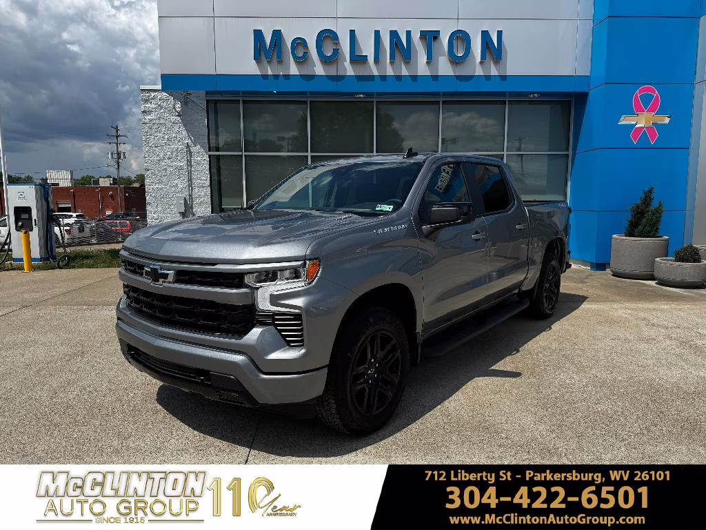 2026 Sterling Gray Metallic Chevrolet Silverado RST 4X4 Truck