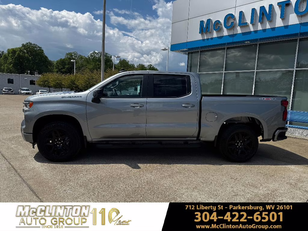2026 Sterling Gray Metallic Chevrolet Silverado RST 4X4 Truck
