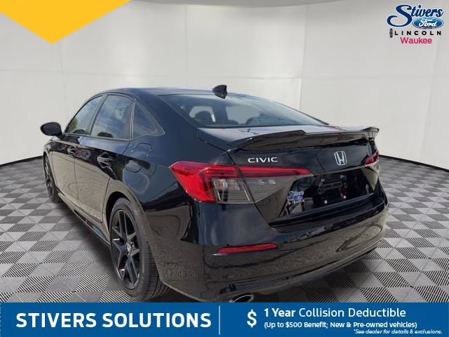 2022 Crystal Black Pearl Honda Civic Si FWD Sedan