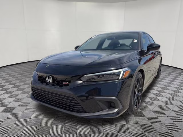 2022 Crystal Black Pearl Honda Civic Si FWD Sedan