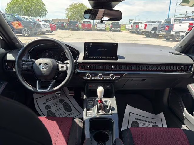 2022 Crystal Black Pearl Honda Civic Si FWD Sedan