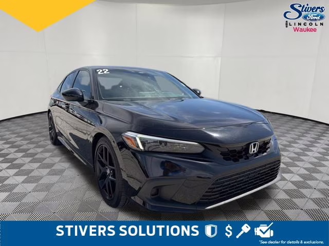 2022 Crystal Black Pearl Honda Civic Si FWD Sedan