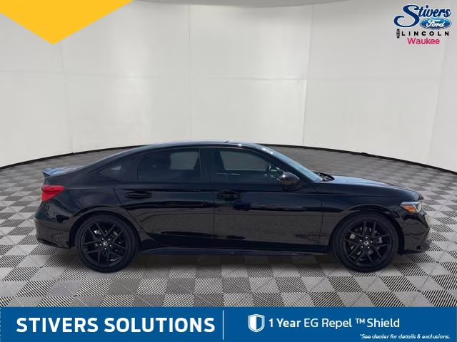 2022 Crystal Black Pearl Honda Civic Si FWD Sedan