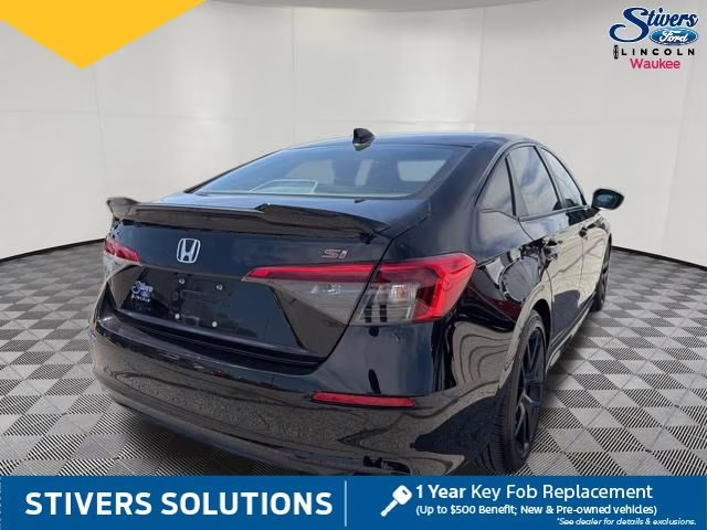 2022 Crystal Black Pearl Honda Civic Si FWD Sedan