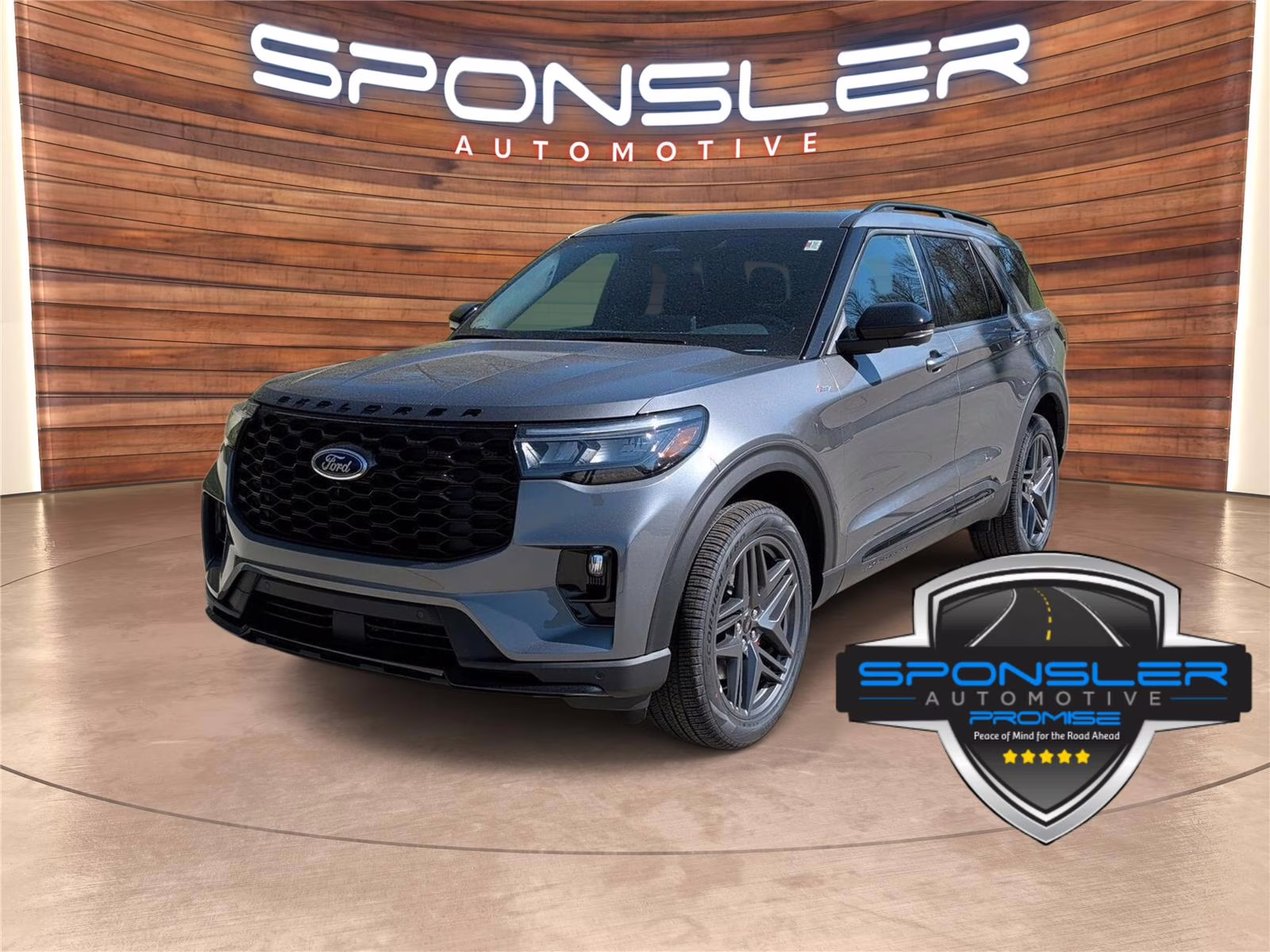 2026 Carbonized Gray Metallic Ford Explorer ST-Line 4X4 SUV