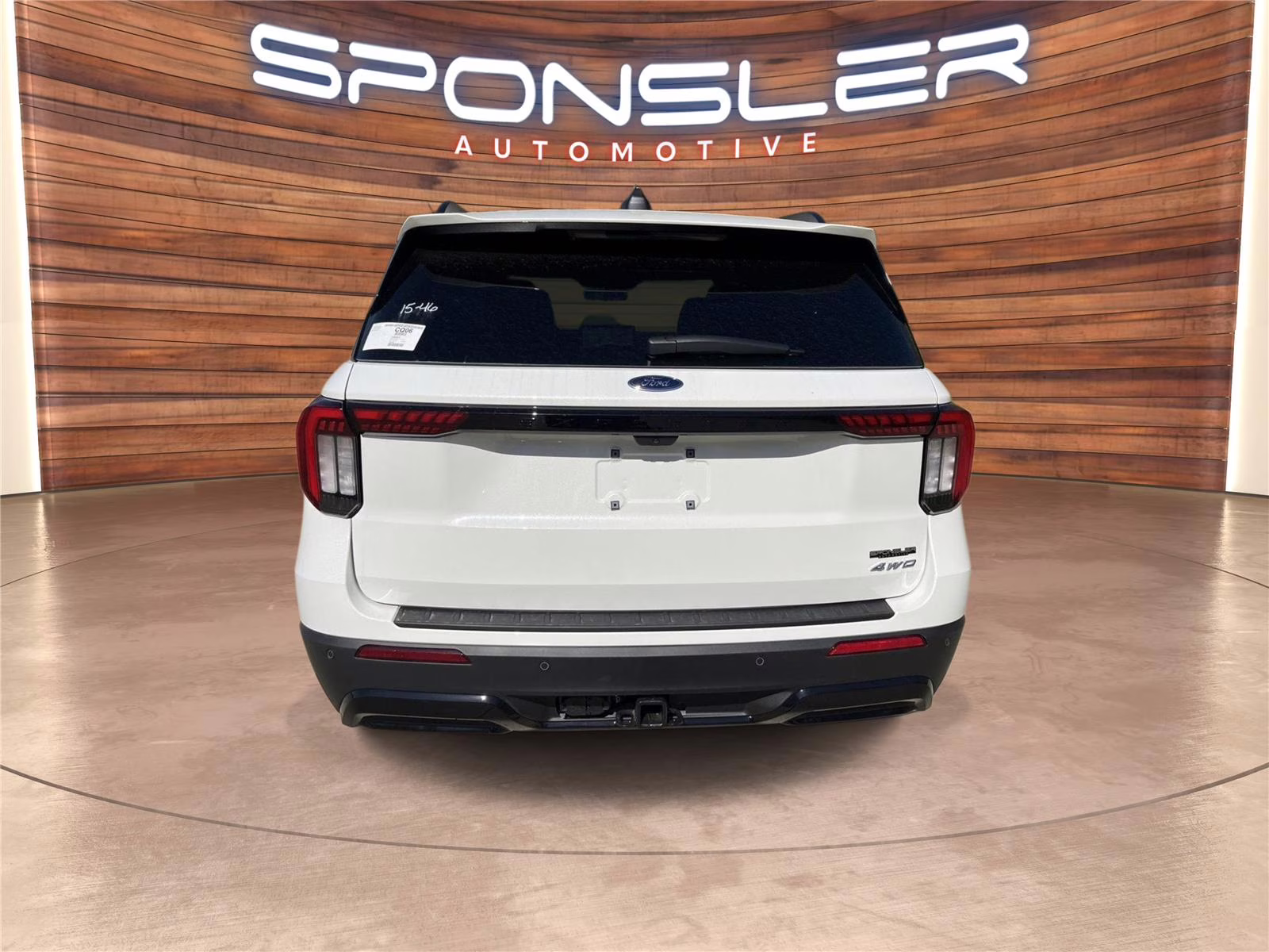 2026 Star White Metallic Tri-Coat Ford Explorer ST-Line 4X4 SUV