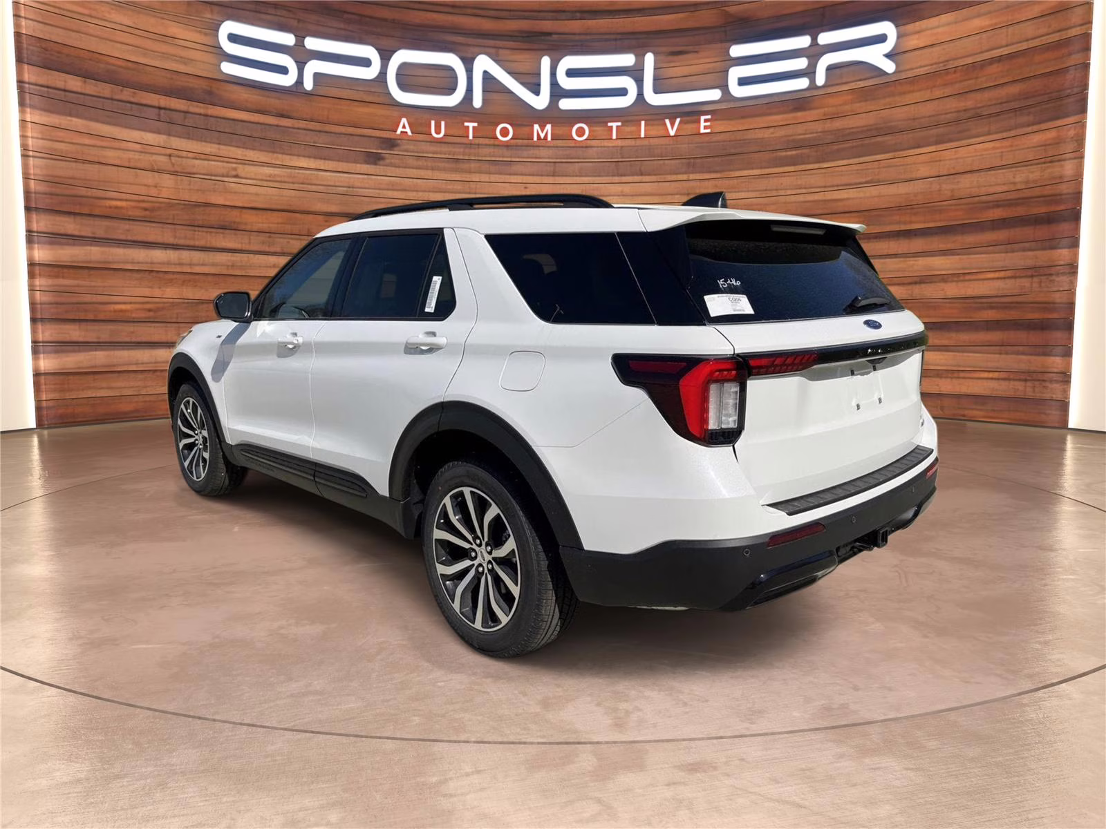 2026 Star White Metallic Tri-Coat Ford Explorer ST-Line 4X4 SUV