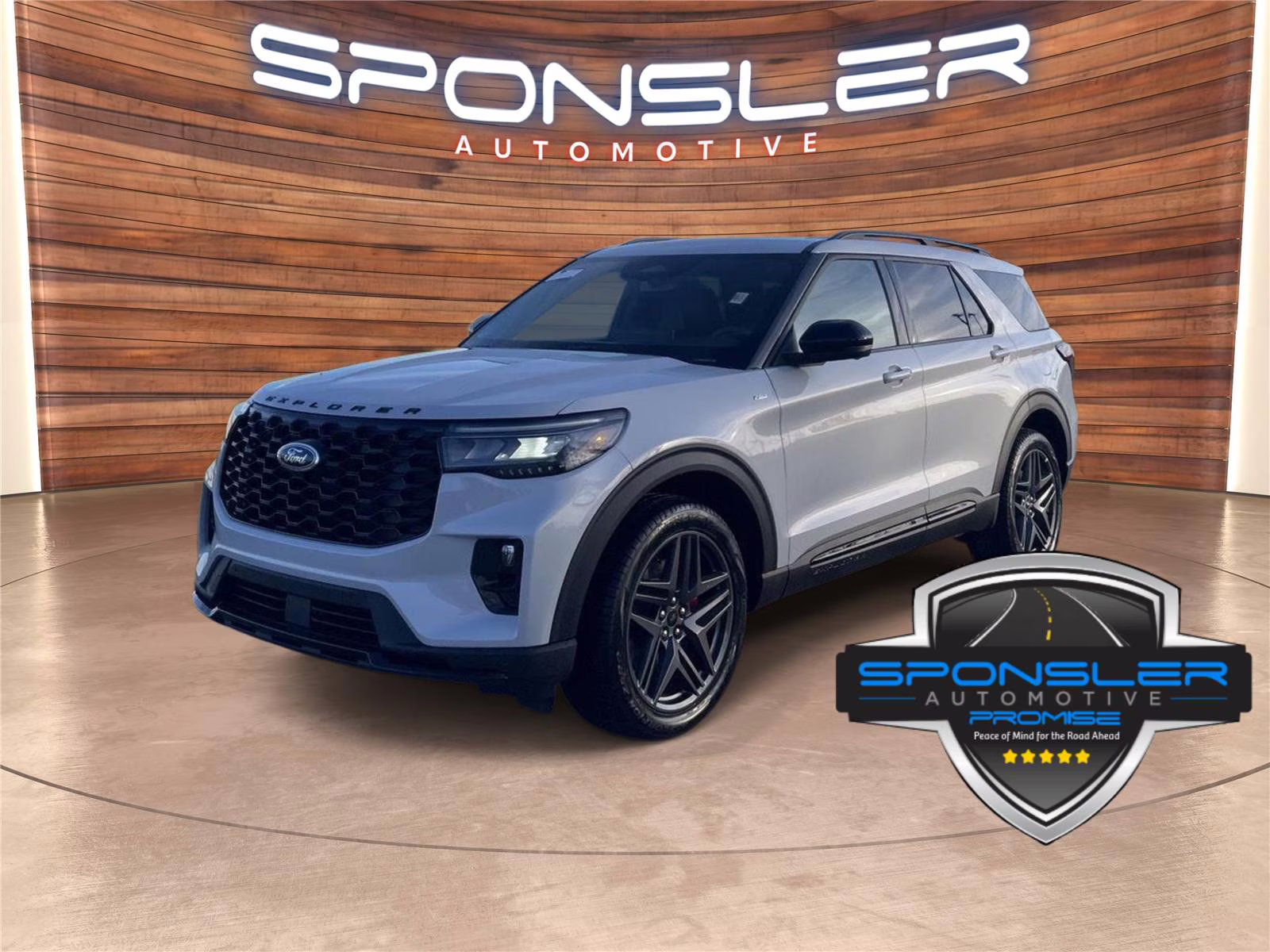2026 Space White Metallic Ford Explorer ST-Line 4X4 SUV