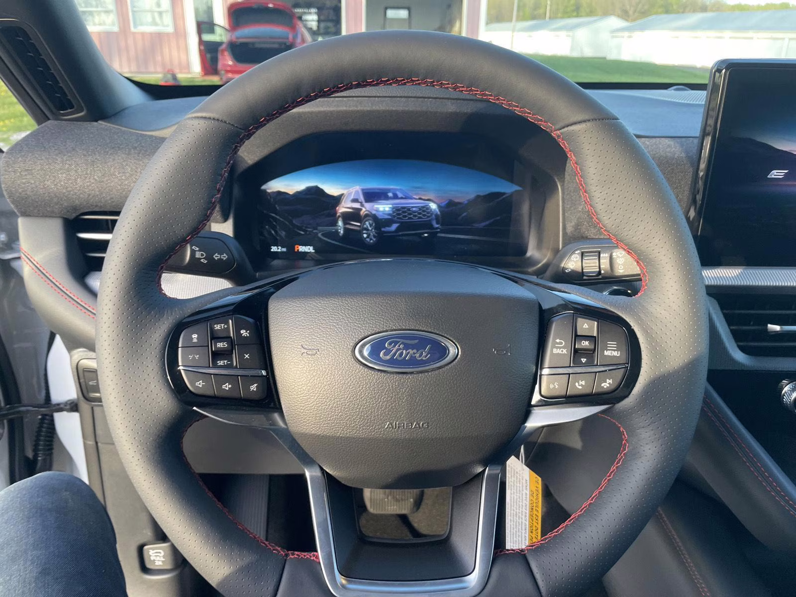 2026 Space White Metallic Ford Explorer ST-Line 4X4 SUV