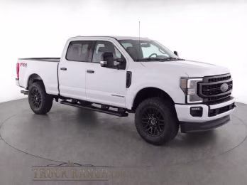 2021 White Metallic Ford Super Duty F-350 SRW Lariat 4X4 Truck
