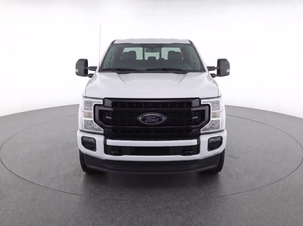 2021 White Metallic Ford Super Duty F-350 SRW Lariat 4X4 Truck