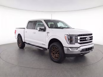 2021 Oxford White Ford F-150 LARIAT 4X4 Truck