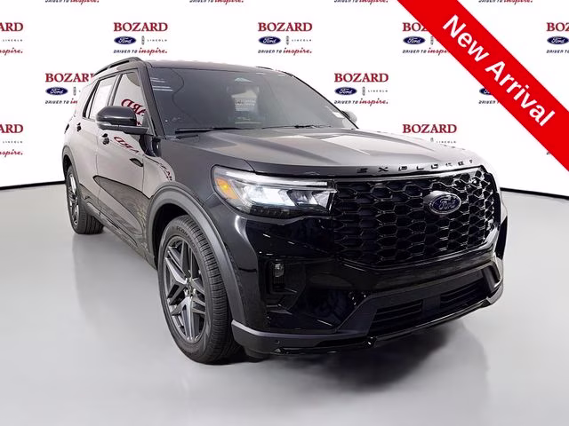 2026 Black Metallic Ford Explorer ST 4X4 SUV