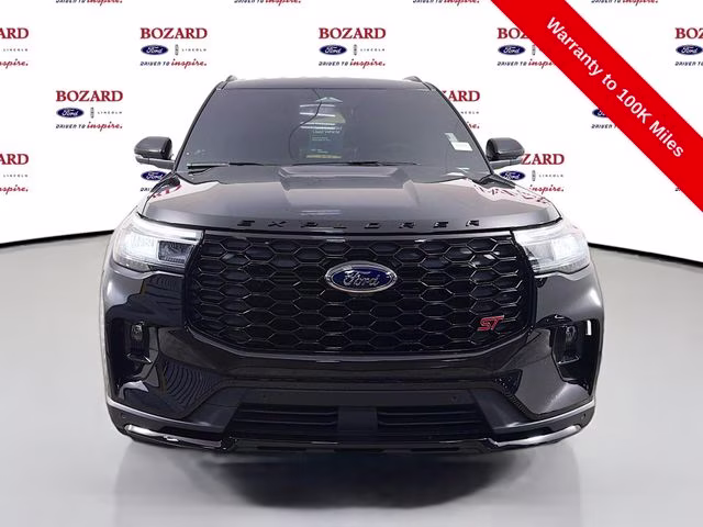 2026 Black Metallic Ford Explorer ST 4X4 SUV