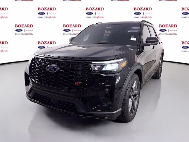 2026 Black Metallic Ford Explorer ST 4X4 SUV