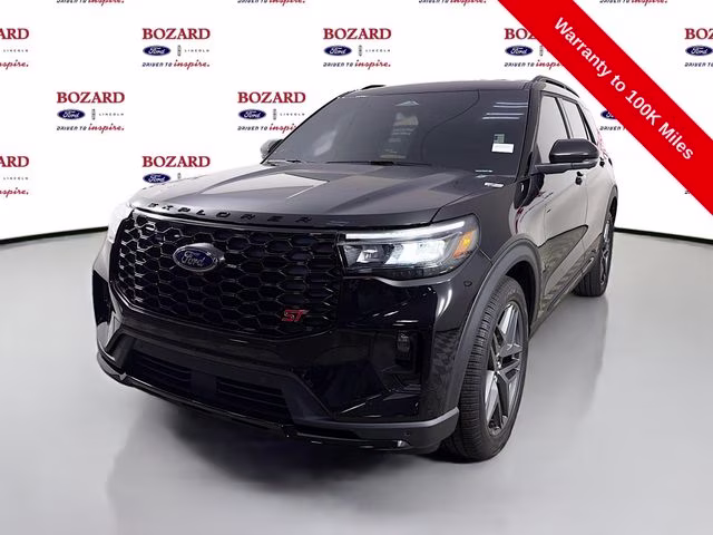 2026 Black Metallic Ford Explorer ST 4X4 SUV