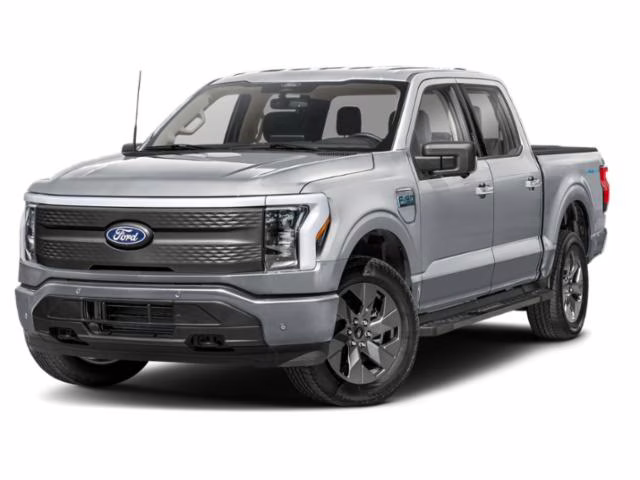 2025 Iconic Silver Metallic Ford F-150 Lightning Flash AWD Truck