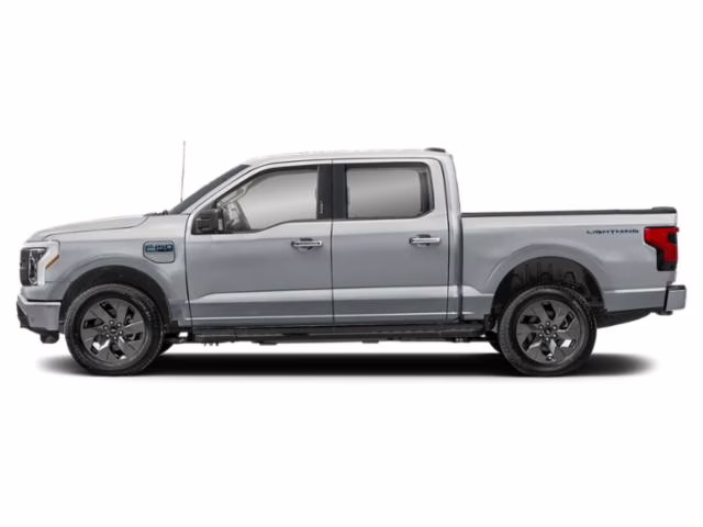 2025 Iconic Silver Metallic Ford F-150 Lightning Flash AWD Truck