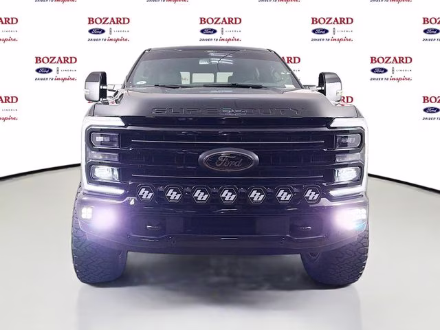 2026 Agate Black Metallic Ford Super Duty F-350 SRW Platinum Bozard Built 4X4 Truck