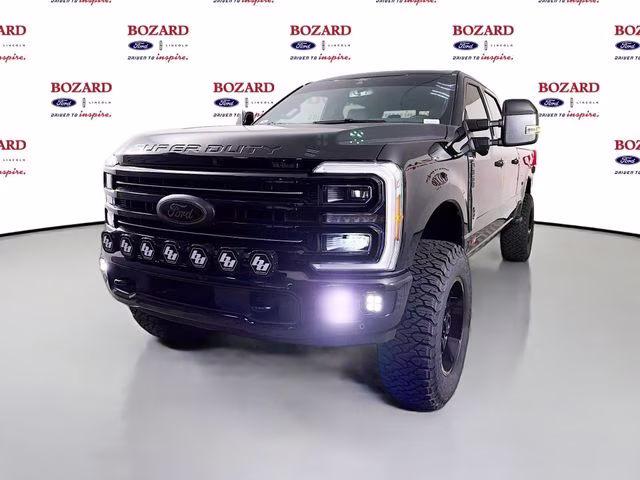 2026 Agate Black Metallic Ford Super Duty F-350 SRW Platinum Bozard Built 4X4 Truck