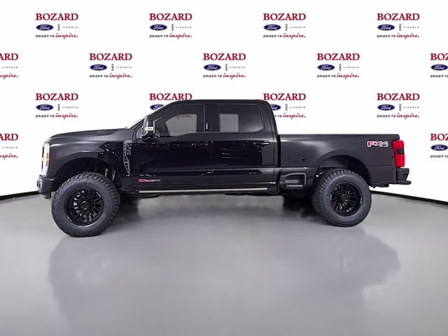 2026 Agate Black Metallic Ford Super Duty F-350 SRW Platinum Bozard Built 4X4 Truck