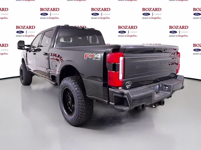 2026 Agate Black Metallic Ford Super Duty F-350 SRW Platinum Bozard Built 4X4 Truck