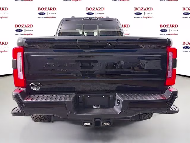 2026 Agate Black Metallic Ford Super Duty F-350 SRW Platinum Bozard Built 4X4 Truck