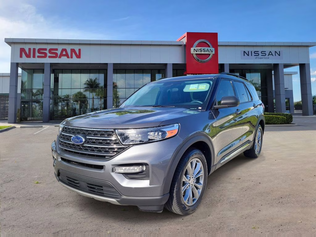 2023 Gray Metallic Ford Explorer XLT RWD SUV