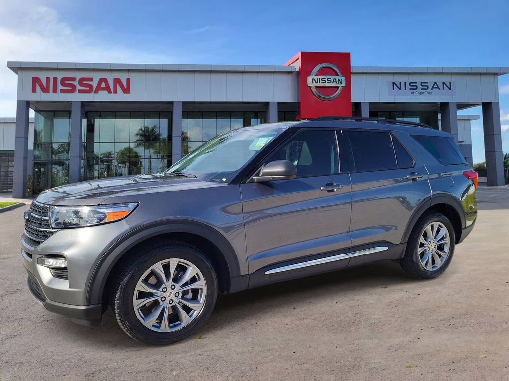 2023 Gray Metallic Ford Explorer XLT RWD SUV