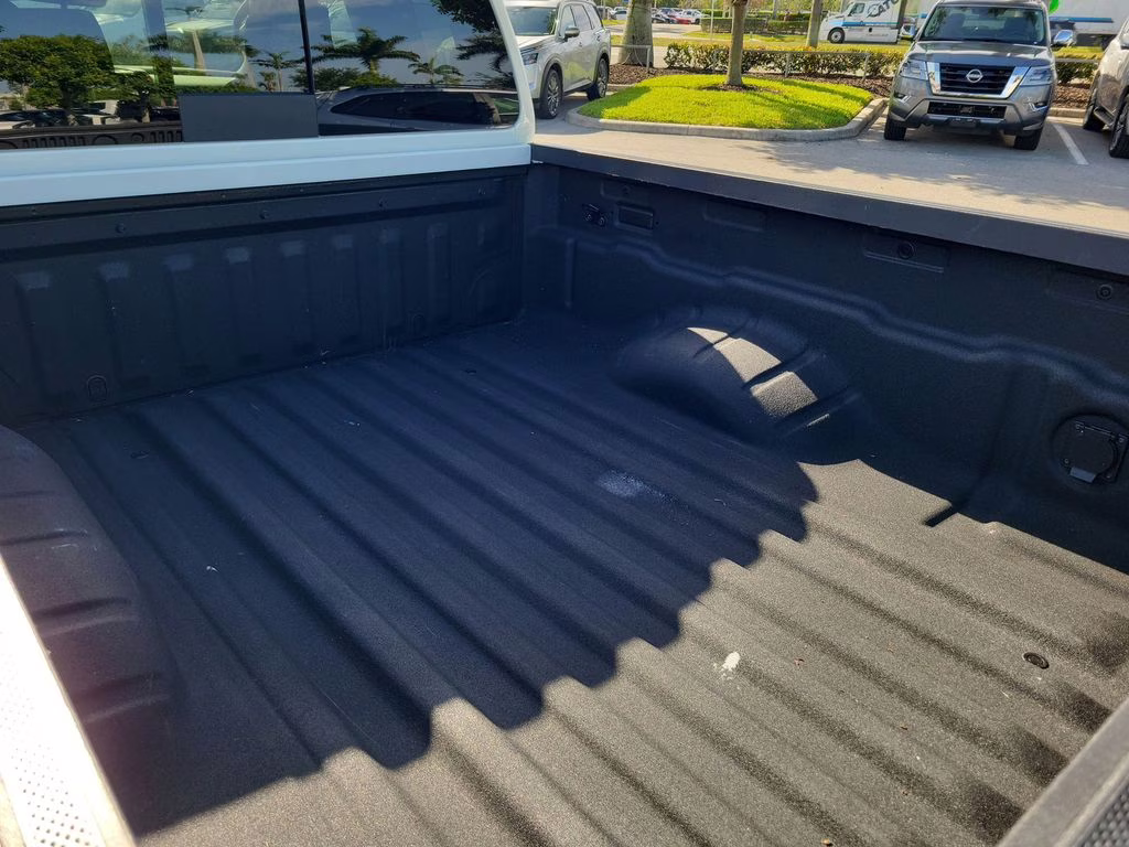 2025 Glacier White Nissan Frontier S 4X4 Truck