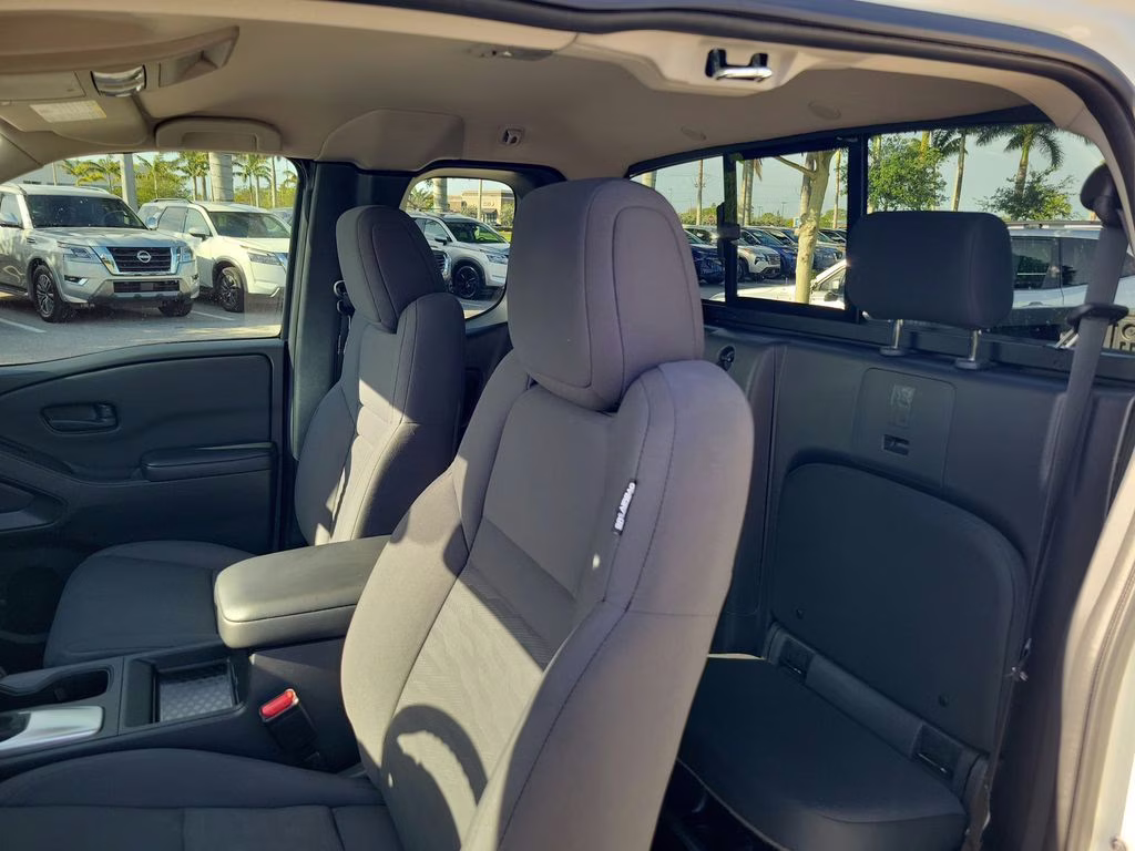 2025 Glacier White Nissan Frontier S 4X4 Truck