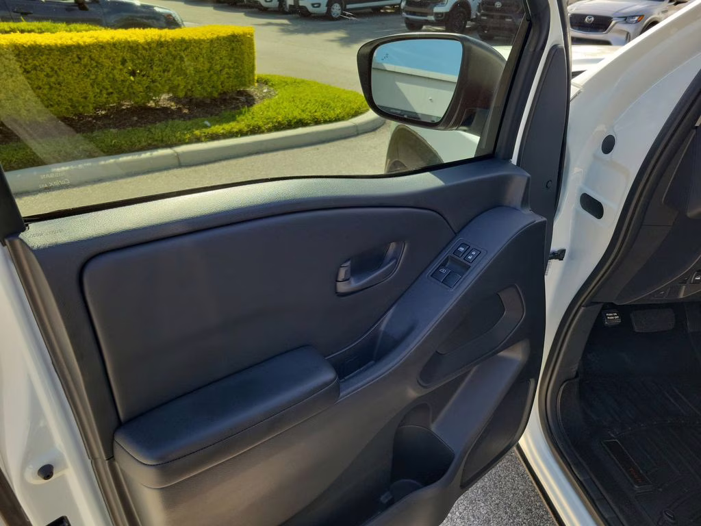 2025 Glacier White Nissan Frontier S 4X4 Truck