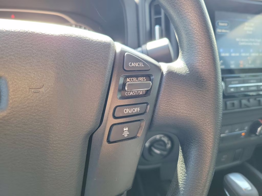 2025 Glacier White Nissan Frontier S 4X4 Truck